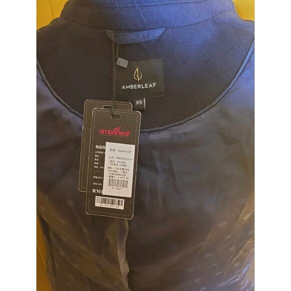 AmberLeaf Womens Trench Coat - Picture 3 of 4